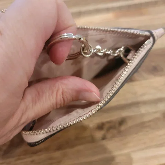 Kate Spade Pink Wallet/Card Case with Key Ring - Picture 8 of 11
